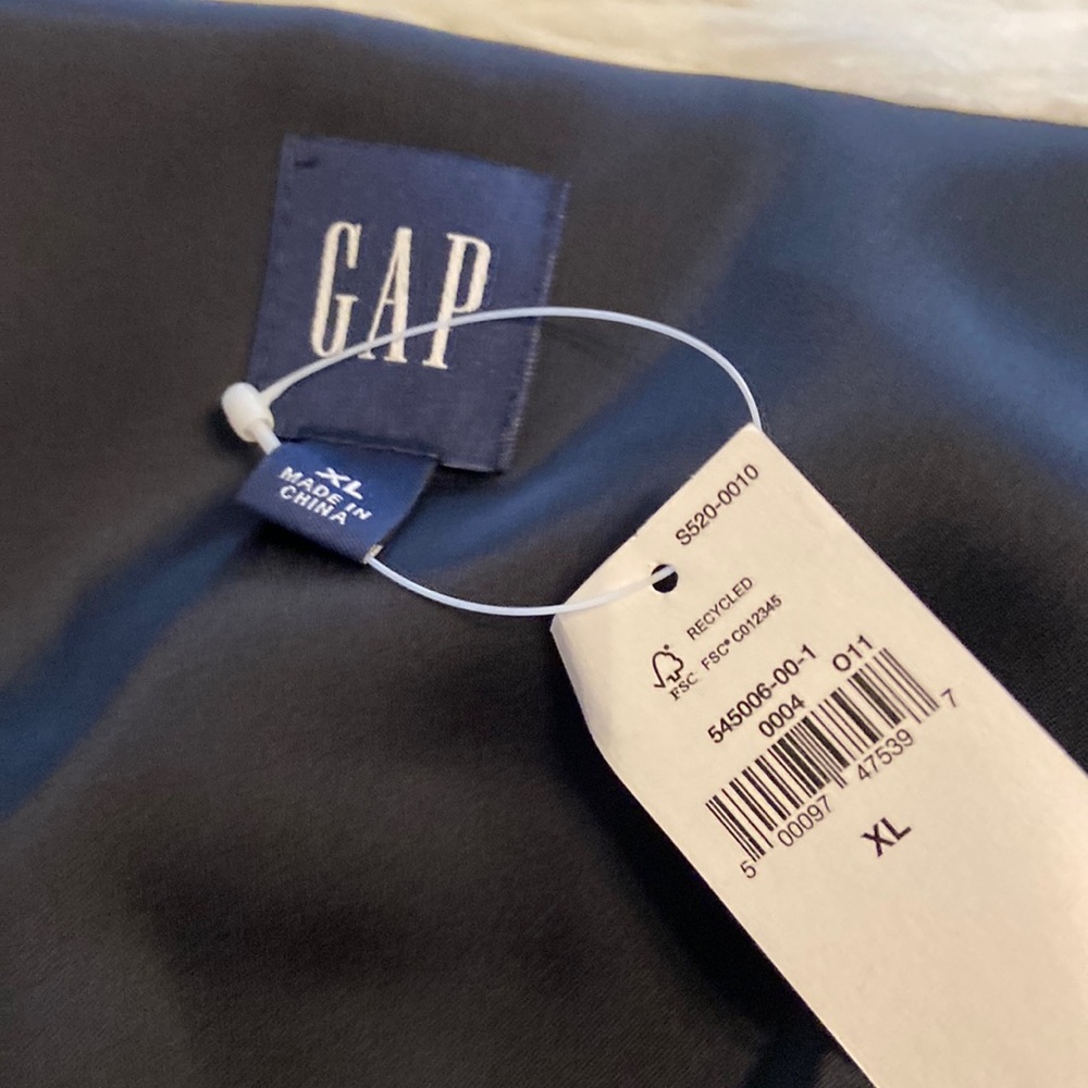 GAP SATIN WRAP DRESS SIZE XL BRAND NEW COLOR BLACK LENGTH 40”BUST 42” - Picture 6 of 12